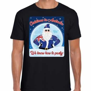 Fout australie kerstrui christmas in australia zwart man